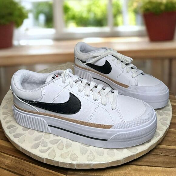 Nike Court Legacy Lift Shoes Platform Sneakers DM7590-100 Women’s Size 8.5 - Picture 7 of 14